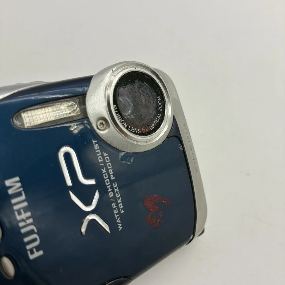 Fujifilm FinePix XP10SE Blue Digital Camera Not Tested No Charger
